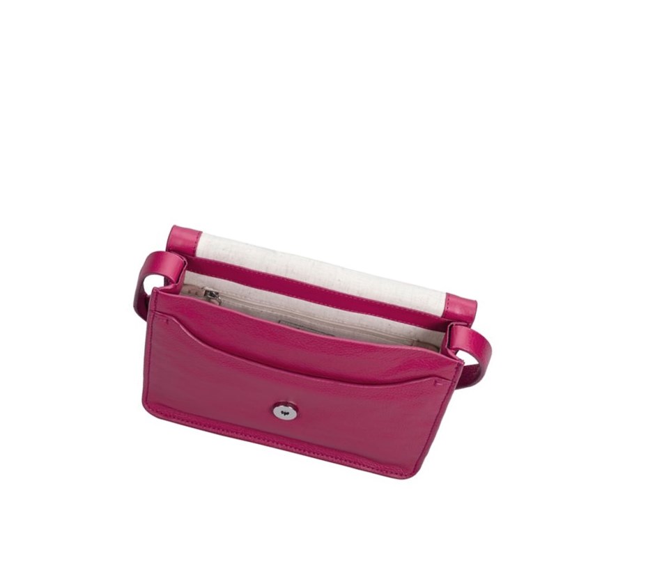 Femme Sacs Crossbody Clarks Treen River Cuir Fushia - france IWI-78949715