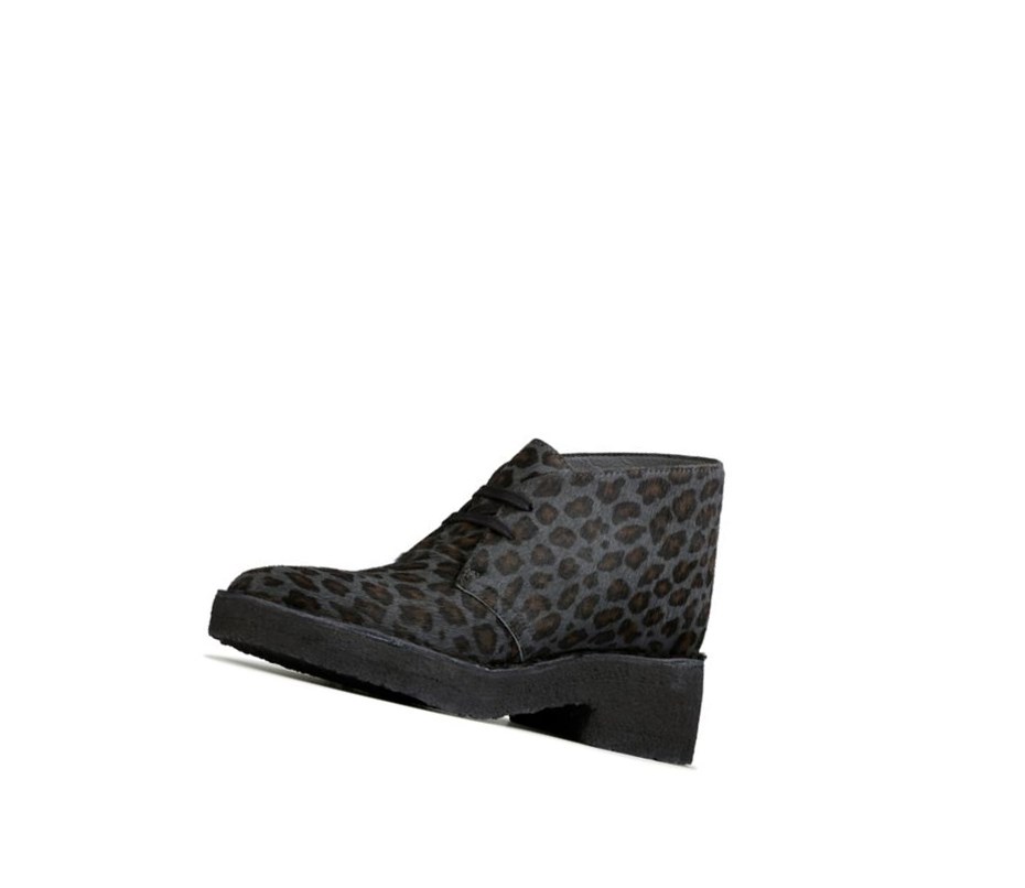 Femme Bottes Du Désert Clarks Arisa Print Leopard - france GXW-14115679