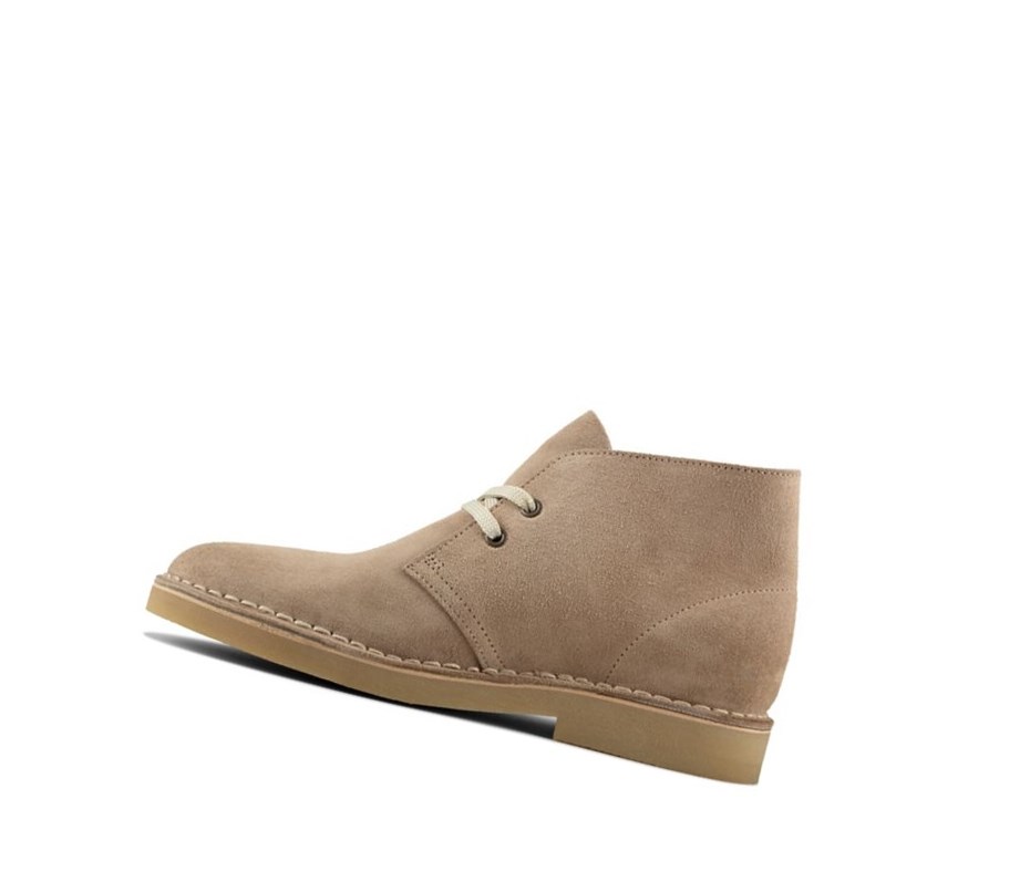 Femme Bottes Du Désert Clarks Legere Daim Beige - france YKX-57841903