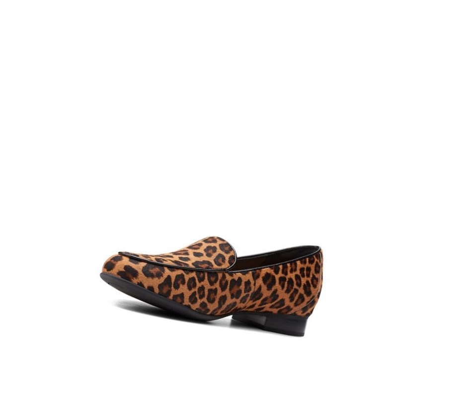 Femme Chaussures Habillées Clarks Un Blush Ease Print Cuir Larges Fit Leopard - france HLA-93461837