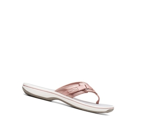 Femme Tong Clarks Brinkley Sea Rose Doré - france AQV-04409264