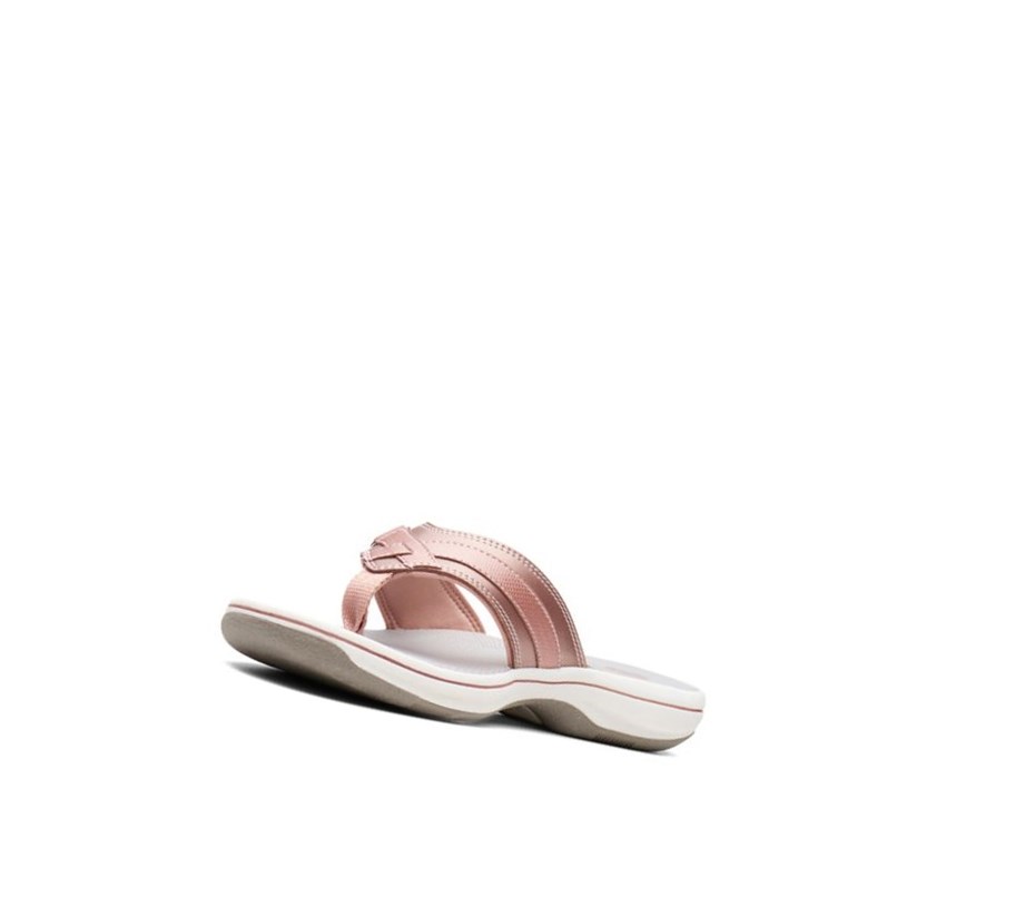 Femme Tong Clarks Brinkley Sea Rose Doré - france AQV-04409264