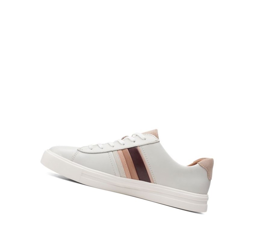 Femme Chaussures Habillées Clarks Un Maui Band Cuir Blanche - france DHJ-05365483