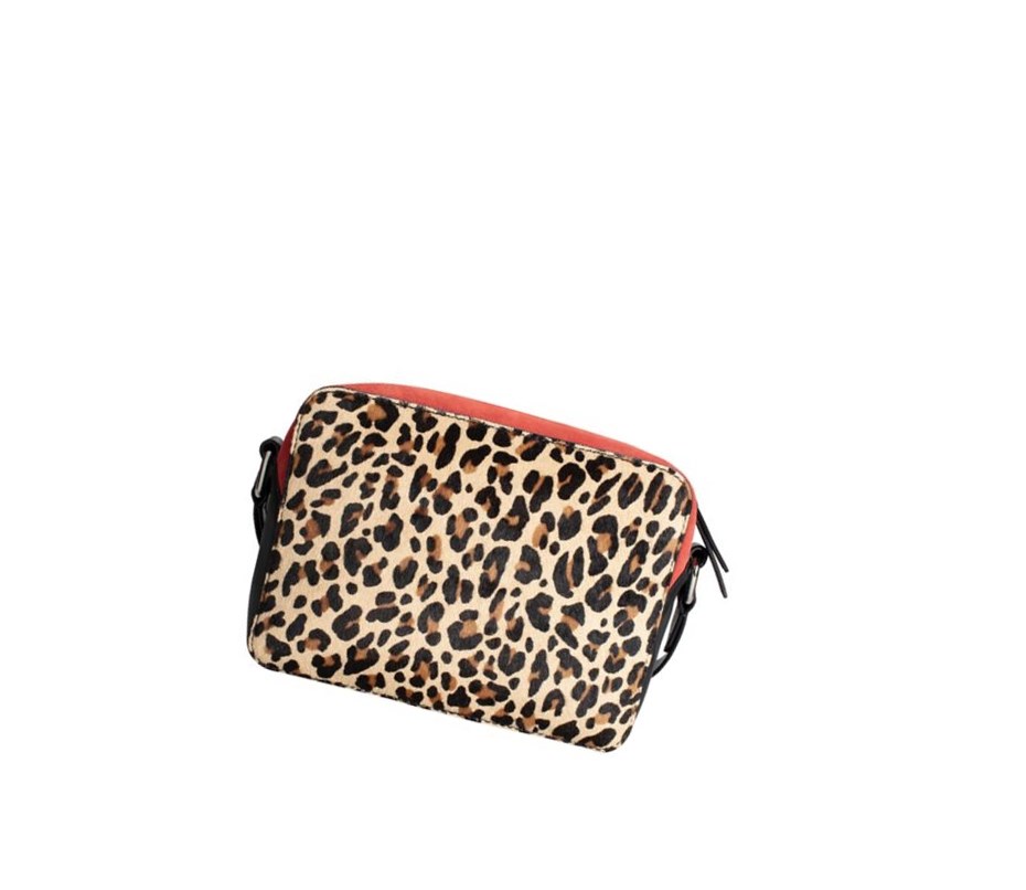 Femme Leather Bags Clarks Marva Cove Print Cuir Leopard - france UMJ-63901664