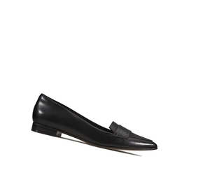 Femme Loafers Clarks Laina 15 Cuir Noir - france HBF-15598062