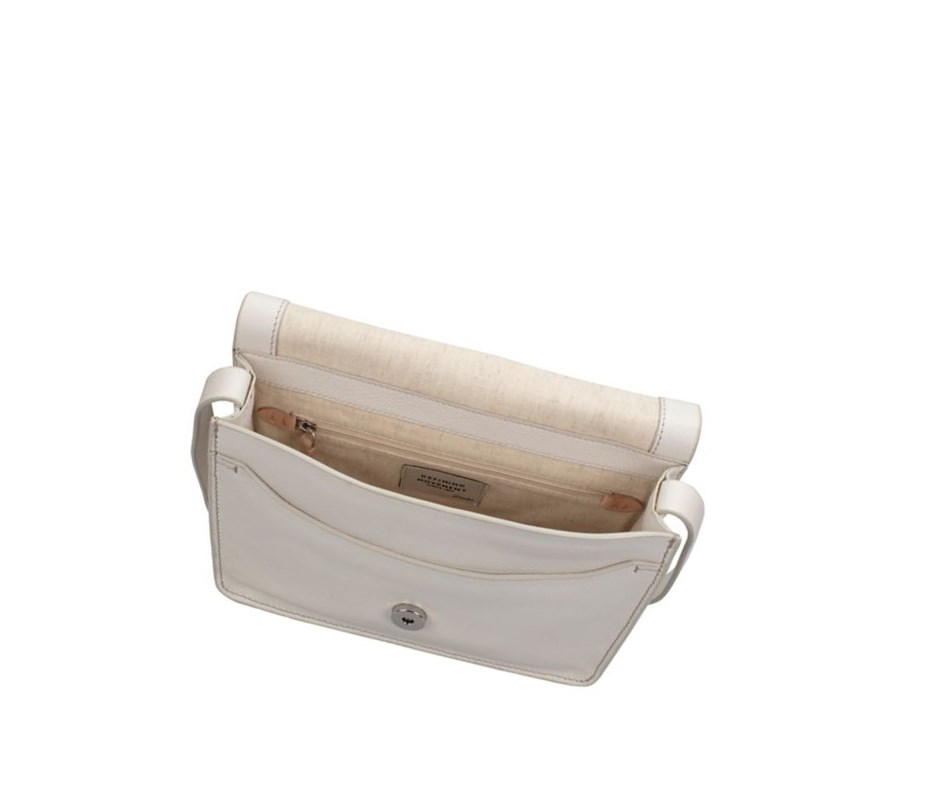 Femme Sac Mini Clarks Treen River Cuir Blanche - france GJU-05758664