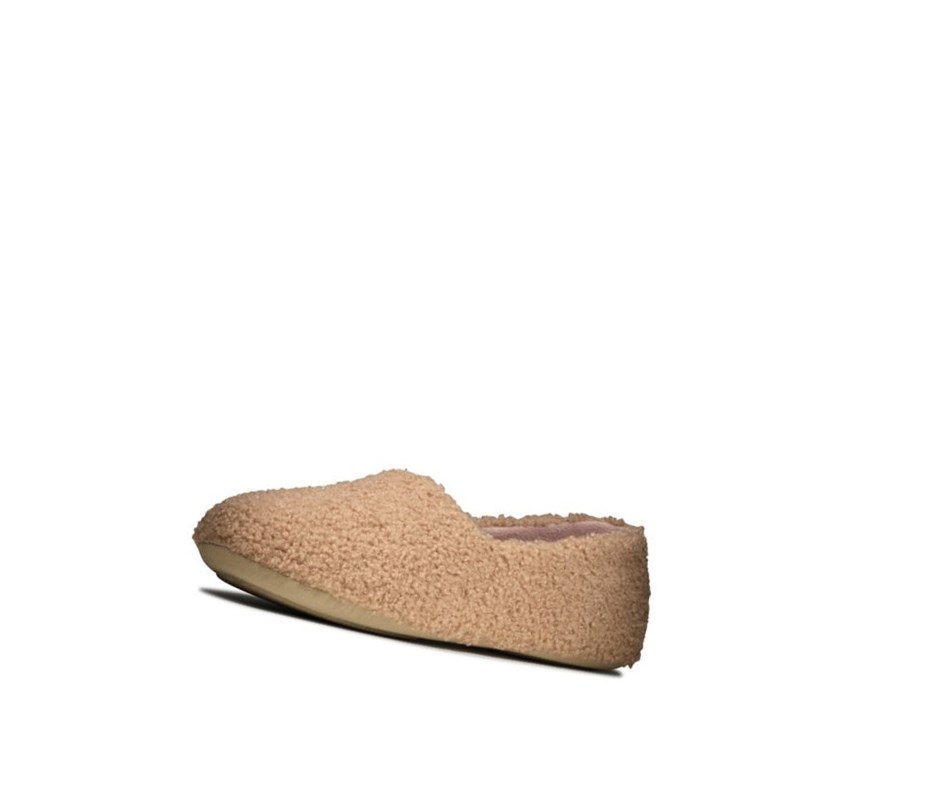 Femme Chaussons Clarks Cozily Snug Beige - france KGZ-15610381