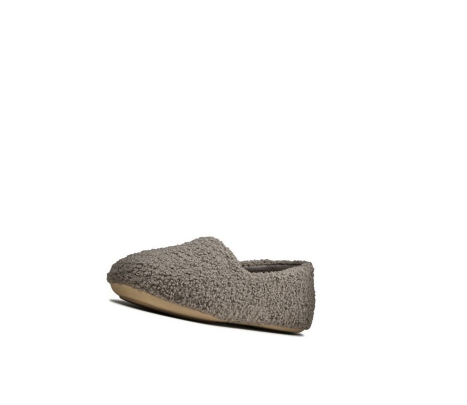 Femme Chaussons Clarks Cozily Snug Grise - france ABI-02678318