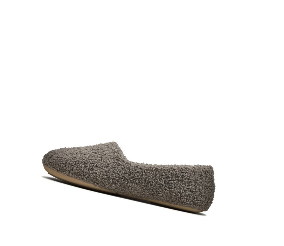 Femme Chaussons Clarks Cozily Snug Grise - france ABI-02678318