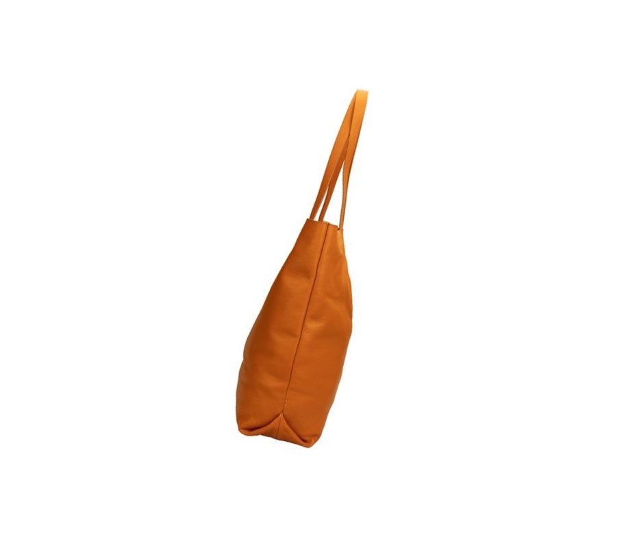 Femme Sacs Fourre Tout Clarks Hanley Dawn Cuir Orange - france PFE-18347149