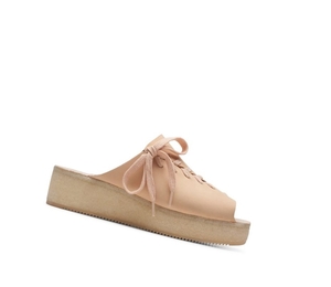 Femme Wallabee Clarks Wallacraft Open Nubuck Rose Clair - france FMH-37467902