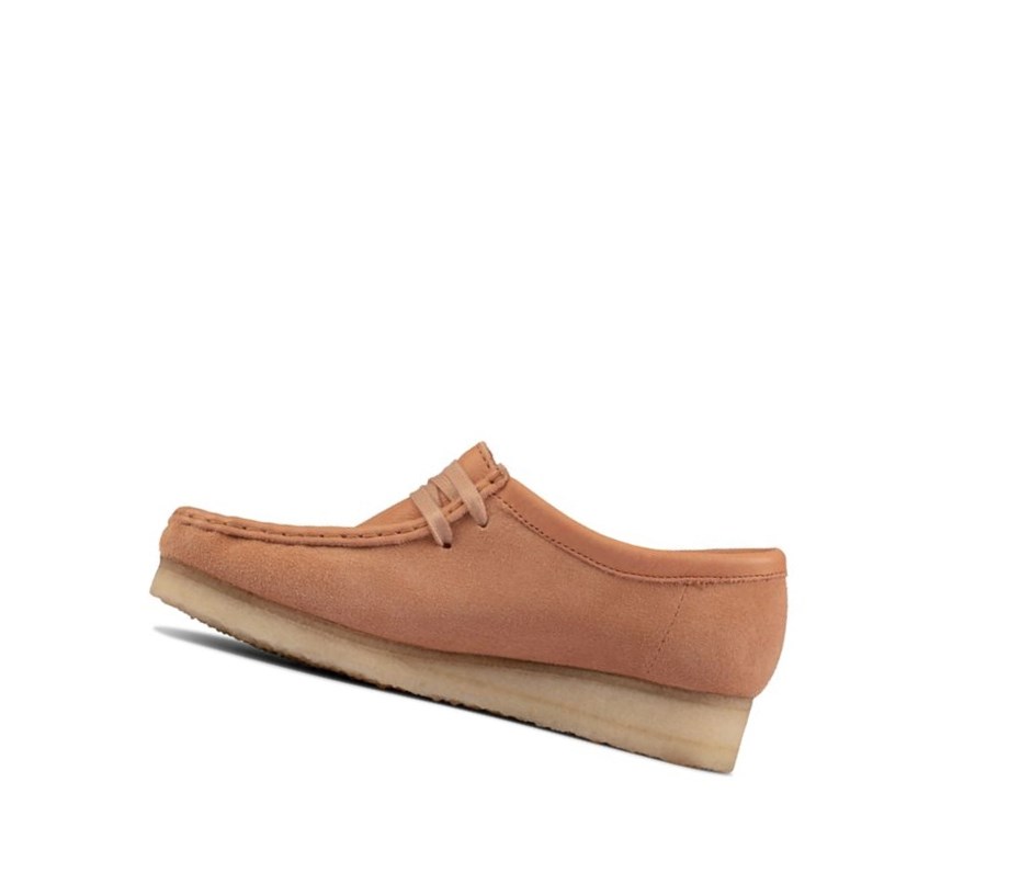 Femme Wallabee Clarks Originale Daim Marron - france RHJ-91009466