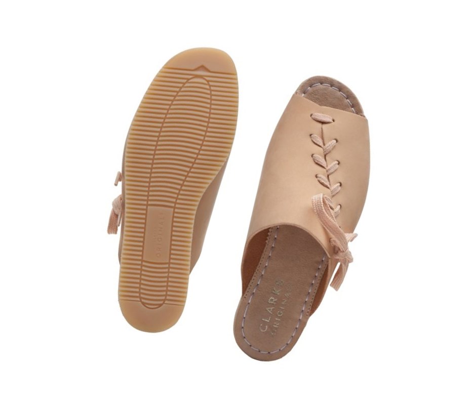 Femme Wallabee Clarks Wallacraft Open Nubuck Rose Clair - france FMH-37467902